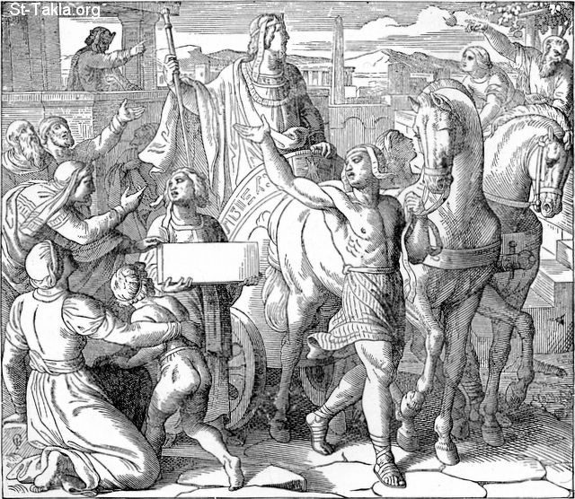 St-Takla.org Image: Joseph made ruler in Egypt     :     